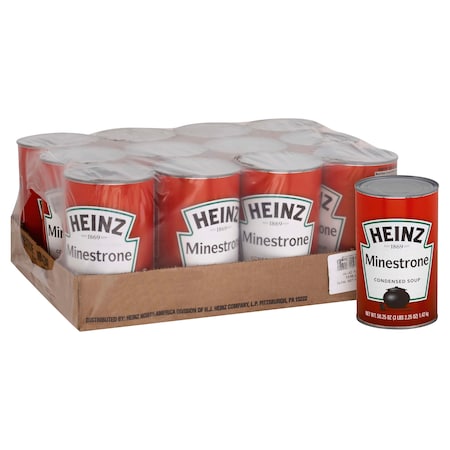 Heinz Heinz Minestrone Soup 50.25 oz. Can, PK12 10013000420409